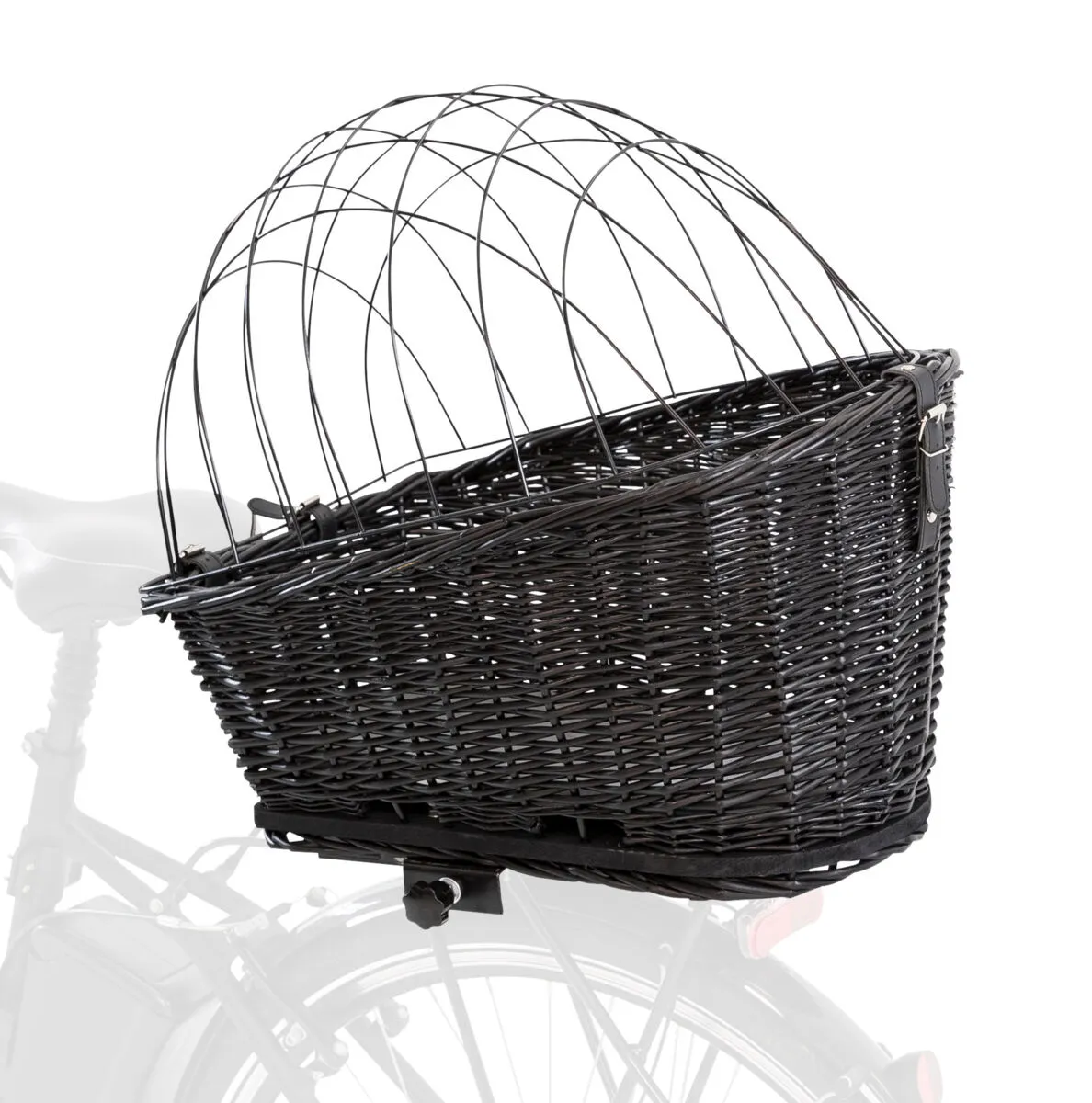 Trixie Cykelkurv til bagagebærer (sort)